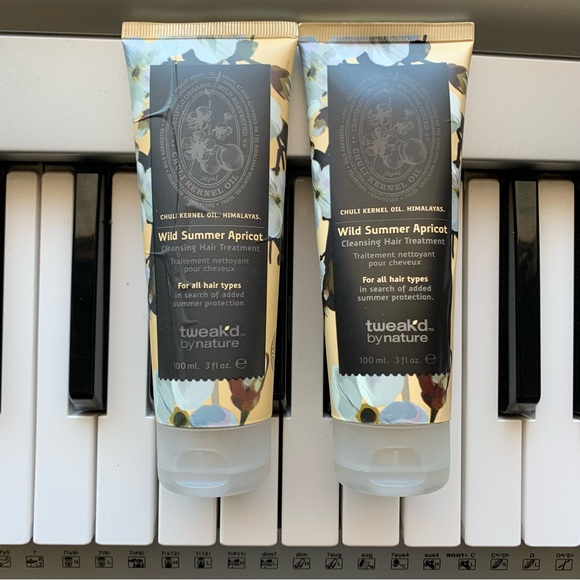 Lot of 2 Tweakd by Nature Wild Summer Apricot Cleansing Hair Treatment 3 fl oz - Picture 1 of 4